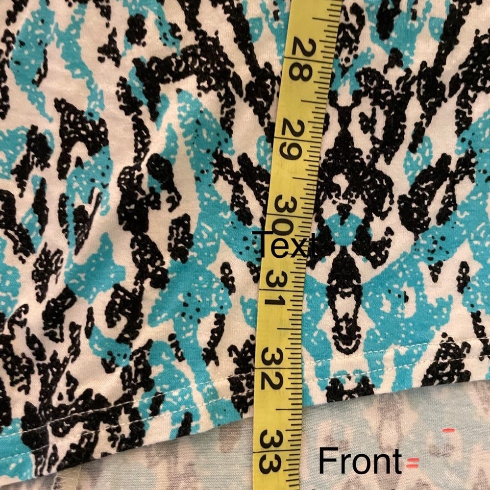 G By Guess Turquoise Black Animal Print High Low Stretchy Racer Back
Dress XL - Picture 10 of 10